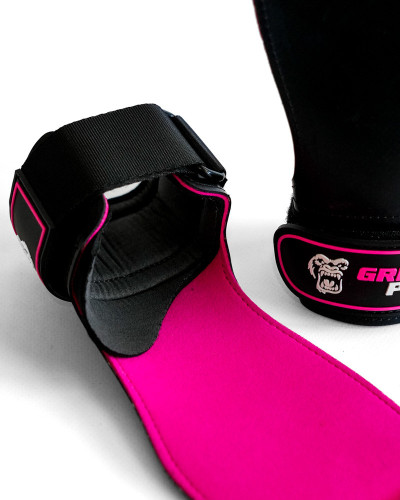 Calleras CrossFit  rosa negro | GRIP PRO TECH – Agarre Superior