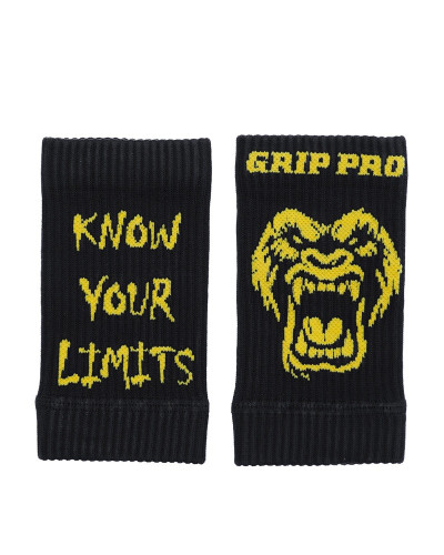 Muñequera Deportivas Largas (Negra) | Las muñequeras deportivas de alto rendimiento están fabricadas con una mezcla de 92% po...