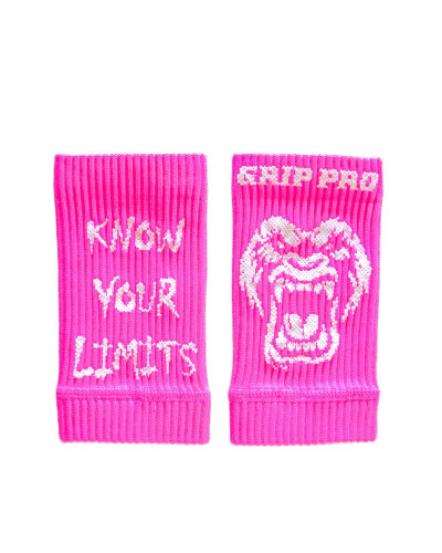 Muñequera Deportivas Largas (Rosa) | Las muñequeras deportivas de alto rendimiento están fabricadas con una mezcla de 92% pol...