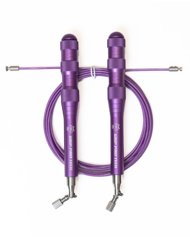 Comba Fly 360 Rope Purple | La Fly 360 de Grip Pro Tech no es una comba más. Es la sensación de control absoluto en cada giro...